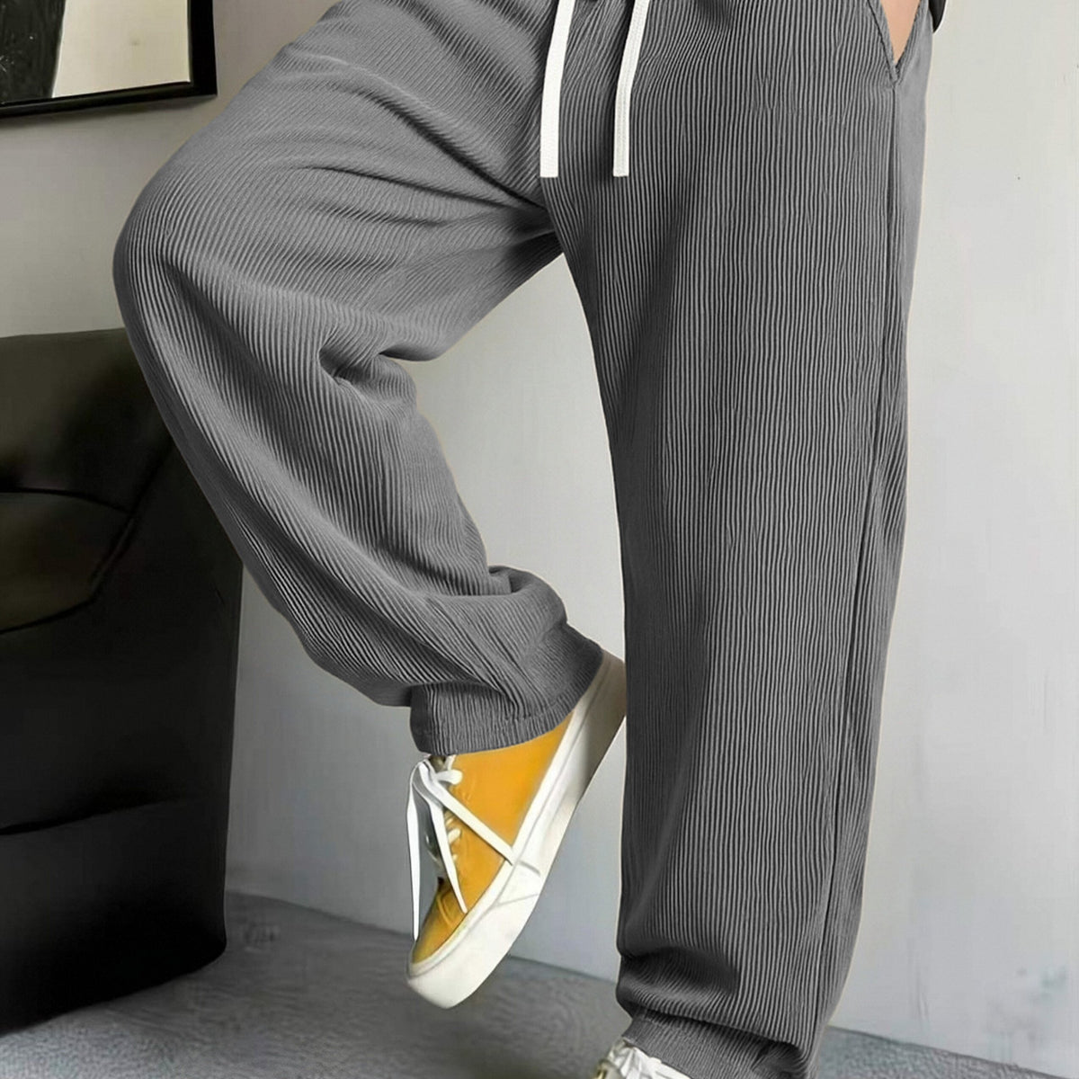 Men's Corduroy Side Pocket Casual Pants – view 4