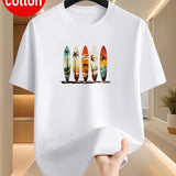Men's Graphic Print Crew Neck Cotton T-Shirt – view 4