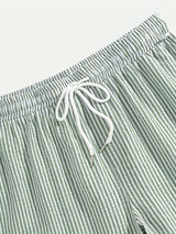 Men's Striped Drawstring Casual Shorts – view 8