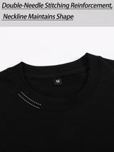 Men's Minimalist Moon Print Heavyweight T-Shirt – view 6