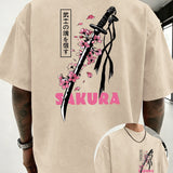 Faded Vintage Washed Loose Cotton T-Shirt – view 2