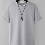 Men's Waffle Knit Crew Neck T-Shirt – view 3