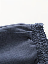 Men's Lapel Shirt & Drawstring Shorts Lounge Set – view 12