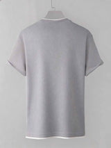 Men's Waffle Knit Crew Neck T-Shirt – view 4