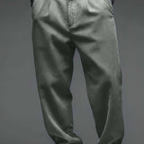Men's Corduroy Straight Leg Button Pants – view 5