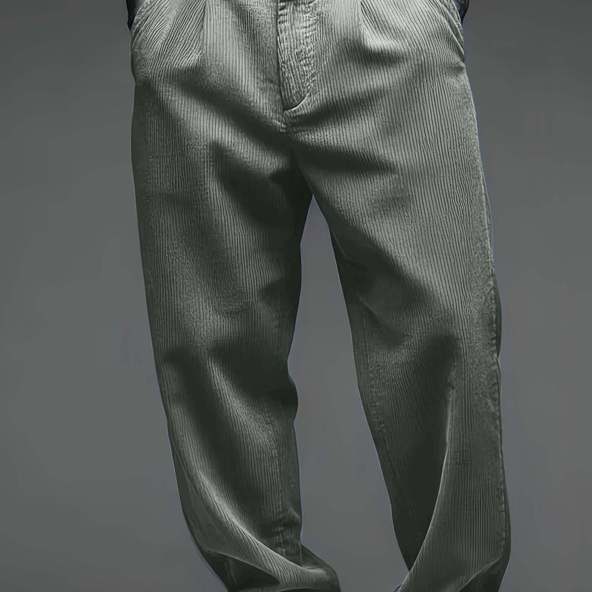 Men's Corduroy Straight Leg Button Pants – view 5
