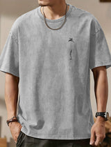 Vintage Washed Heavyweight Oversized T-Shirt – view 14