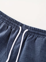 Men's Pocket Shirt & Drawstring Shorts Set – view 13