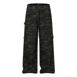 Men's Camouflage Loose Drawstring Work Pants