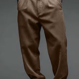 Men's Corduroy Straight Leg Button Pants – view 3