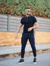 Men's Slim Cropped Stretch Trousers – view 5