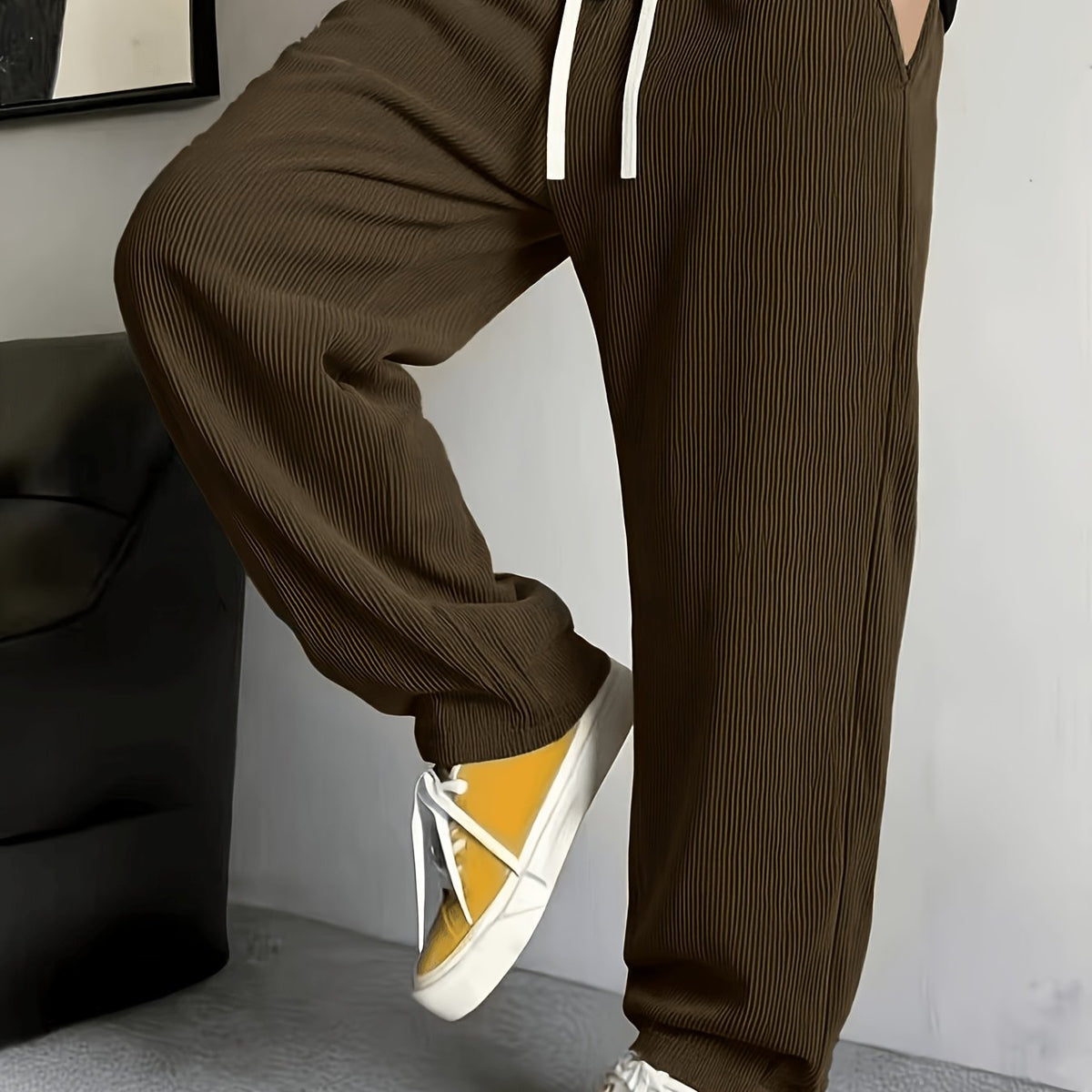 Men's Corduroy Side Pocket Casual Pants – view 3