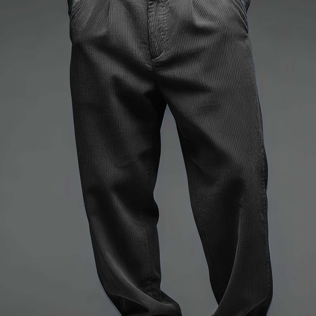 Men's Corduroy Straight Leg Button Pants – view 2