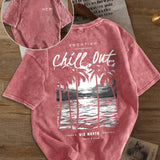 Men's Retro Vacation Print T-Shirt – view 5